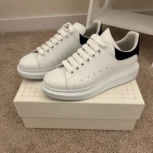 Alexander McQueen white chunky sole sneakers